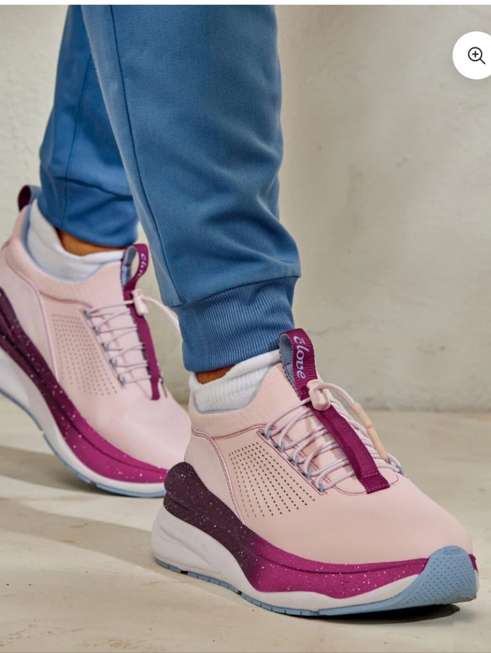Clove Women's Forte Sneakers Shoes Light Pink / Plum / Sky